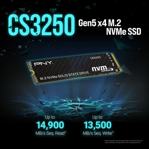 PNY Dysk SSD 1TB M.2 2280 PCi5.0 M280CS3250-1TB-TB