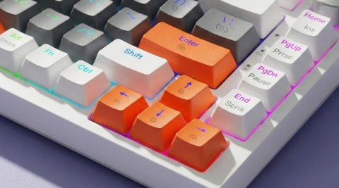 Savio Klawiatura magnetyczna ASTRAL White OUTEMU White Jade Magnetic RGB 3 kolory keycapów