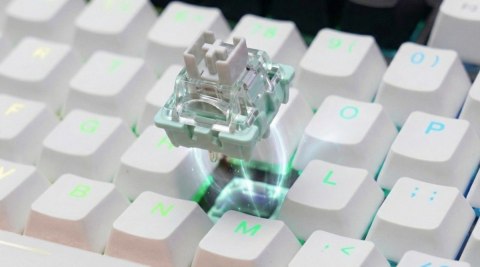 Savio Klawiatura magnetyczna ASTRAL White OUTEMU White Jade Magnetic RGB