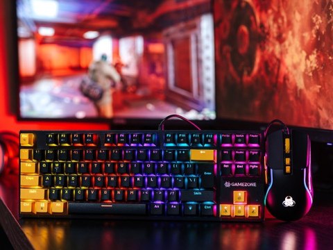 Tracer Zestaw mysz i klawiatura mechaniczna Gamezone Hornet87 USB