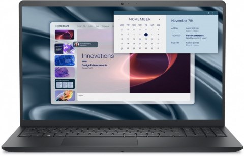 Dell Laptop Dell Pro 15 Essential PV15250 W11P C3-100U|8GB|512GB|Intel UHD|FgrPr|WLAN+BT|15.6 FHD|BcklKb|3C|65W|3YPS Carbon Black (Pl