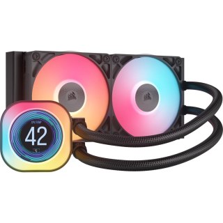 Corsair Chłodzenie wodne CORSAIR WAK iCUE LINK TITAN 240 RX LCD AIO 240mm