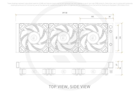 EK Water Blocks Chłodzenie wodne EK Water Blocks EK Nucleus AIO CR360 Dark, CPU