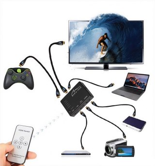Media-Tech Przełącznik HDMI SWITCH 4K MT5207