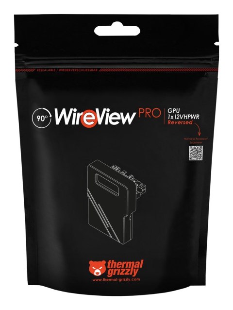 Thermal grizzly Termiczna karta graficzna Grizzly WireView 90 Pro, 1x12VHPWR - Wsteczny