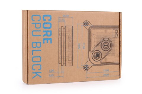 Alphacool Blok do chłodzenia wodnego Alphacool Core 1 WACP-533 13443 czarny