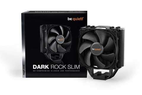 BE QUIET! Wentylator komputerowy BE QUIET! DARK ROCK SLIM BK024 (AM2+, AM3+, AM4, FM1, FM2+, LGA 1150, LGA 1151, LGA 1155, LGA 1156, LGA 1