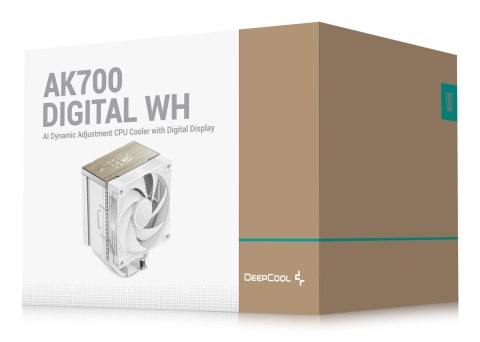 DEEPCOOL DeepCool AK700 Digital WH Procesor Chłodnica powietrza 12 cm Biały 1 szt.