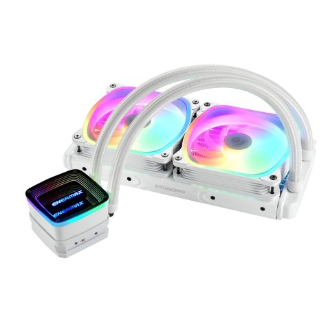 ENERMAX Enermax Cieczowy Chłodzenie Procesora Aquafusion ADV 240mm RGB Biały