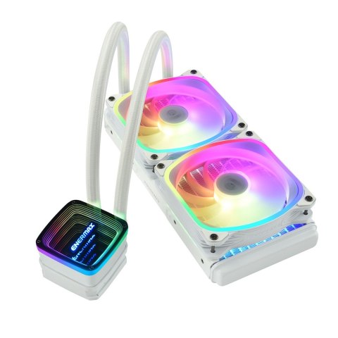 ENERMAX Enermax Cieczowy Chłodzenie Procesora Aquafusion ADV 240mm RGB Biały