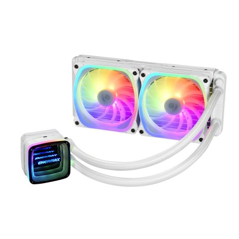 ENERMAX Enermax Cieczowy Chłodzenie Procesora Aquafusion ADV 240mm RGB Biały