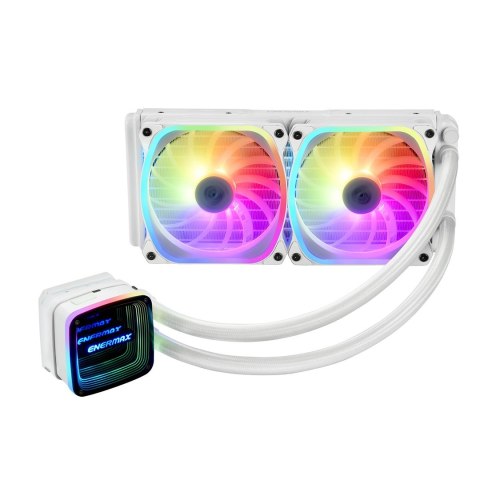 ENERMAX Enermax Cieczowy Chłodzenie Procesora Aquafusion ADV 240mm RGB Biały