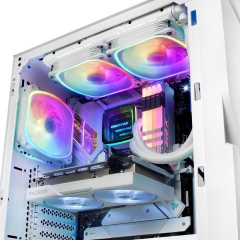 ENERMAX Enermax Cieczowy Chłodzenie Procesora Aquafusion ADV 240mm RGB Biały