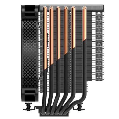 Jonsbo Jonsbo HX6250 Procesor Radiator 14 cm Czarny 1 szt.