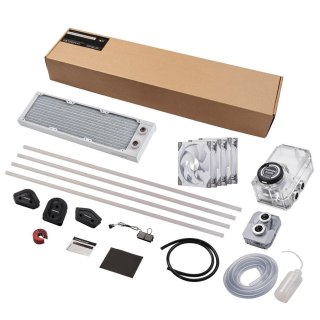 Phanteks PHANTEKS Glacier EZ-Fit 360 D30-KIT, zestaw chłodzenia wodą - biały