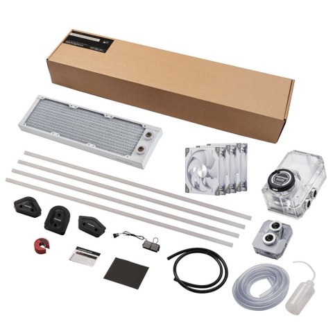 Phanteks PHANTEKS Glacier EZ-Fit 360 D30-KIT, zestaw chłodzenia wodą - biały