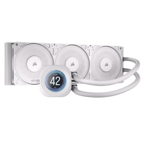 Corsair Chłodnica CORSAIR WAK NAUTILUS 360 LCD Biały, Chłodnica 360mm