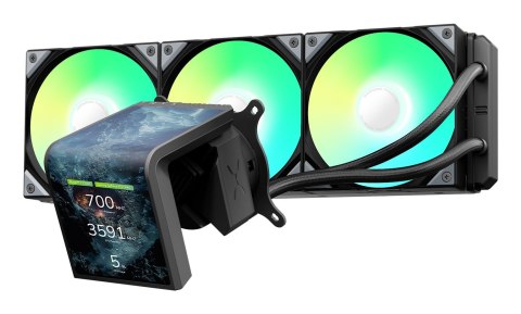 FRACTAL DESIGN Kompletne chłodzenie wodne TRYX PANORAMA SE ARGB 360 z wyświetlaczem 3D AMOLED
