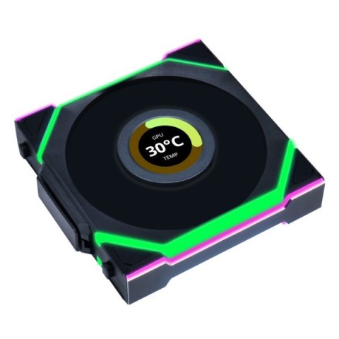 LIAN LI Lian Li UNI FAN SL Wireless LCD 120 Obudowa komputera Wentylator 12 cm Czarny 1 szt.