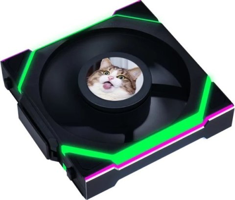 LIAN LI Lian Li UNI FAN SL Wireless LCD 120 Obudowa komputera Wentylator 12 cm Czarny 1 szt.