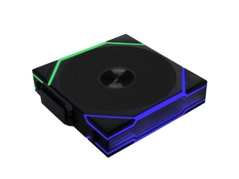LIAN LI Wentylator Lian Li UNI FAN TL Wireless LCD Lüfter ARGB PWM Reverse Blade 120mm czarny
