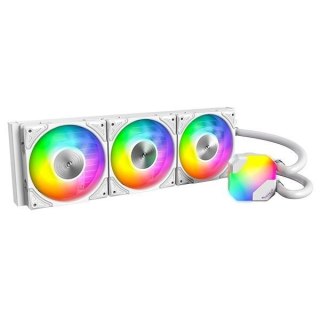 Montech Chłodnica wodna Montech Hyper Flow ARGB AIO, biała - 360 mm