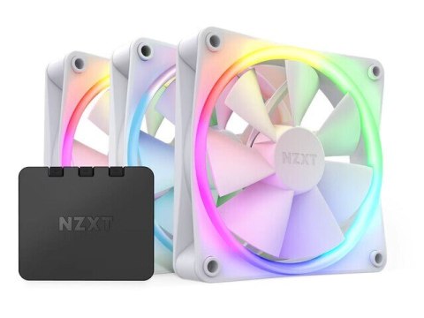 NZXT NZXT F120 RGB Triple Pack Obudowa komputera Wentylator 12 cm Biały 3 szt.
