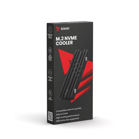 SAVIO SAVIO CHŁODZENIE DO DYSKÓW M.2 NVME 2280 COOLER AK-60