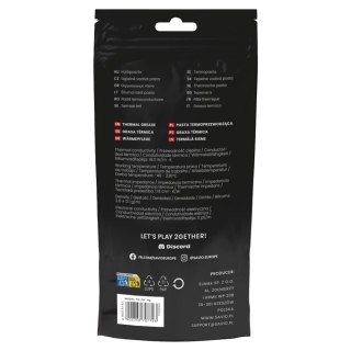 SAVIO SAVIO PASTA TERMOPRZEWODZĄCA 18W/M-K, 1G TG-05