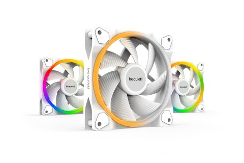 BE QUIET! Wentylatory be quiet! LIGHT WINGS WHITE 120mm 3szt