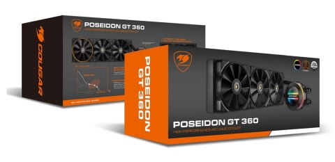 COUGAR COUGAR Chłodzenie wodne procesora Poseidon-GT 360, ARGB