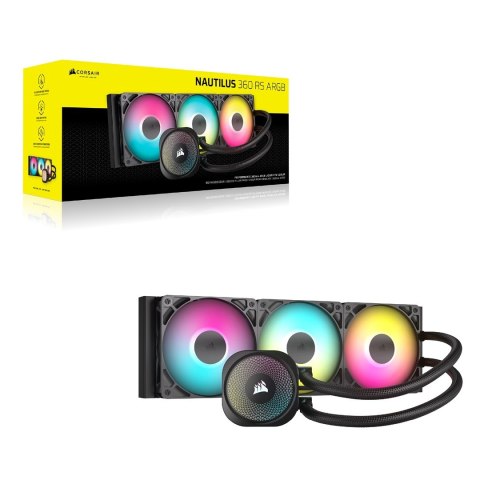 Corsair CORSAIR NAUTILUS 360 ARGB, 360mm Radiator, Liquid CPU Cooler