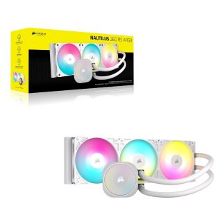Corsair CORSAIR NAUTILUS 360 ARGB White, 360mm Radiator, Liquid CPU Cooler