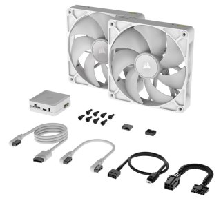 Corsair Corsair iCUE LINK RX140 RGB Obudowa komputera Wentylator 14 cm Biały 2 szt.