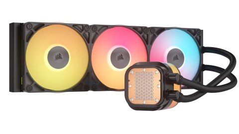 Corsair Corsair iCUE LINK TITAN 360 RX LCD Procesor Chłodnica powietrza 12 cm Czarny 1 szt.