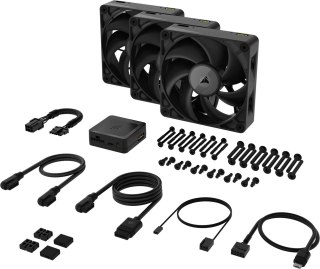 Corsair Zestaw 3 wentylatorów CORSAIR LĂĽfter 120*120*25 iCUE Link RX120 MAX Triple Kit