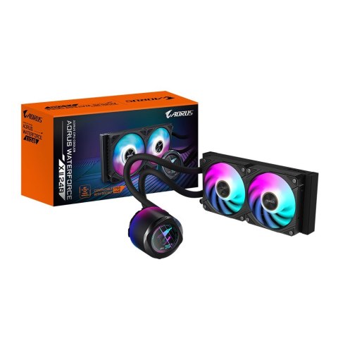 Gigabyte GIGABYTE AORUS WATERFORCE X II 240 Procesor Chłodnica cieczy all-in-one 12 cm Czarny