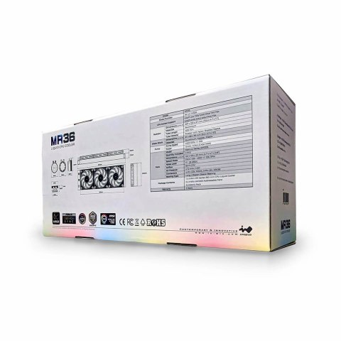 IN WIN In Win IW-LC-MR36 system chłodzenia komputerów Procesor Zestaw do chłodzenia płynami 12 cm Czarny