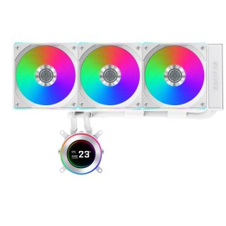 LIAN LI Chłodzenie wodne Lian Li GA II Hydroshift II LCD-C 360CL all-in-one 12cm Biały