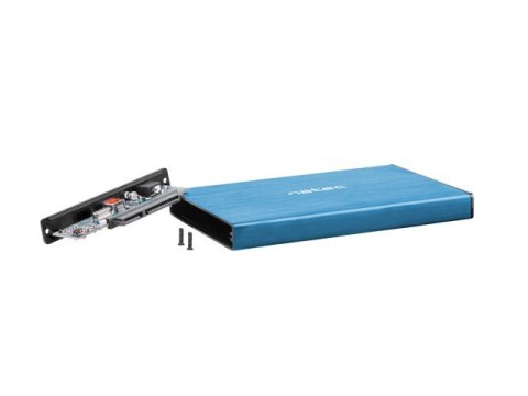 NATEC Obudowa na dysk NATEC Rhino Go NKZ-1280 (2.5"; USB 3.0; Aluminium; kolor niebieski)