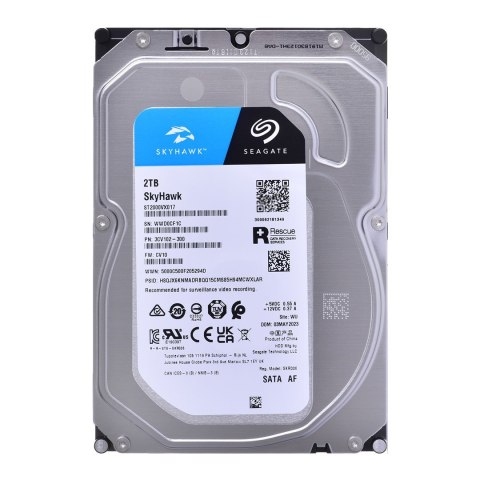 Seagate Dysk twardy HDD Seagate SkyHawk 2TB 3,5" SATA ST2000VX017
