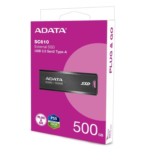 ADATA ADATA DYSK SSD SC610 500GB BLACK