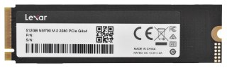 Lexar Dysk SSD Lexar NM790 512GB M.2 PCIe NVMe