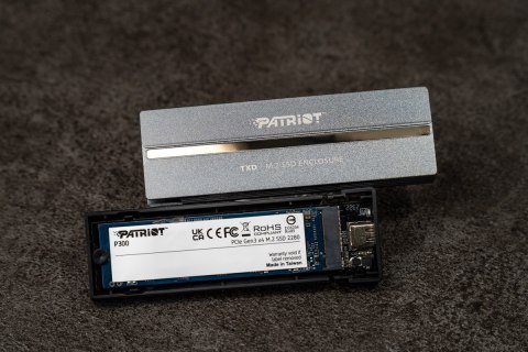 Patriot Memory Patriot TXD obudowa USB3.2 do SSD M.2 NVMe 1.3, do 8TB - Aluminium
