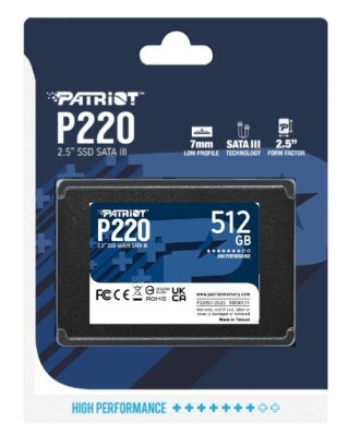 Patriot Memory SSD PATRIOT P220 512GB SATA3 2,5"