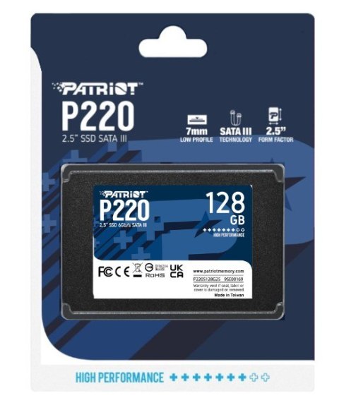 Patriot Memory SSD Patriot P220 128GB SATA3 2,5"