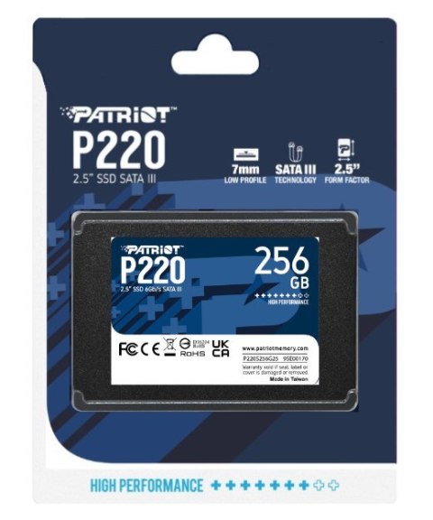 Patriot Memory SSD Patriot P220 256GB SATA3 2,5"