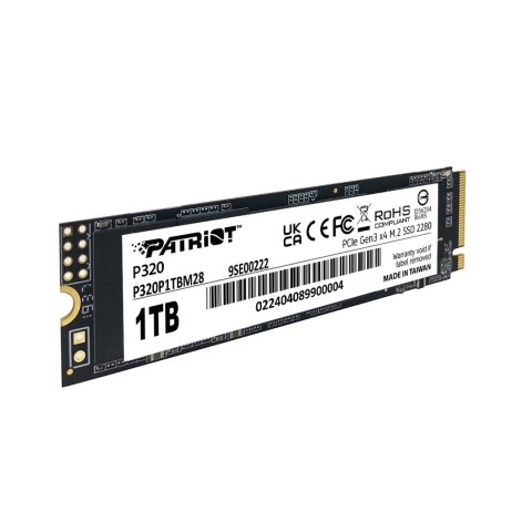 Patriot Memory SSD Patriot Viper P320 M.2 PCI-Ex4 NVMe 1TB 3GB/s