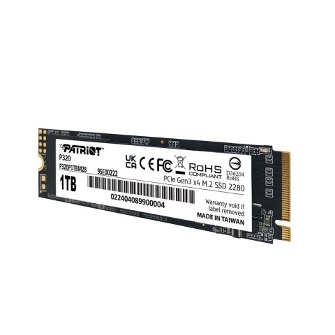 Patriot Memory SSD Patriot Viper P320 M.2 PCI-Ex4 NVMe 1TB 3GB/s