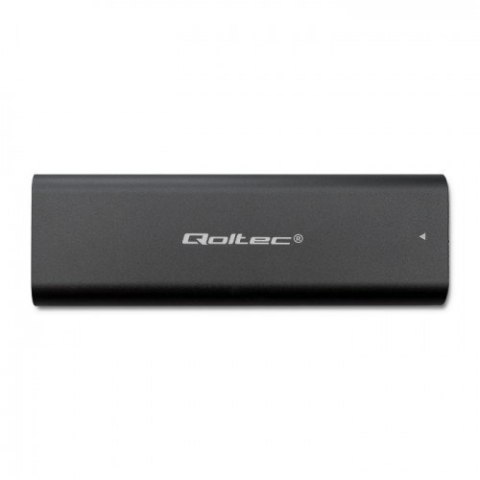 Qoltec QOLTEC OBUDOWA DO DYSKÓW KIESZEŃ M.2 SATA SSD | NGFF | USB TYP C